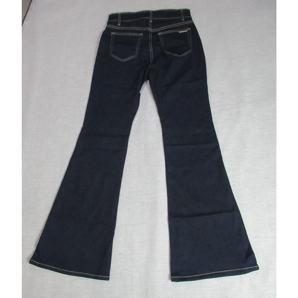 Vintage Michael Kors Jeans Womens Sz 8 Blue Bootcut Denim Dark Wash Rancher Y2K